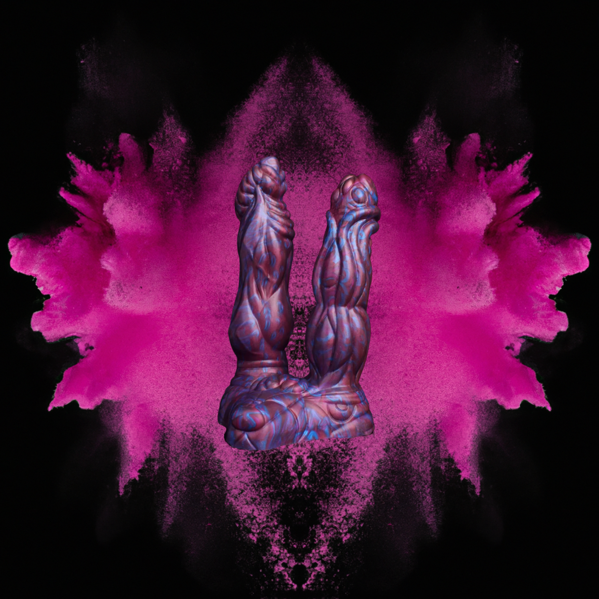 Doppio dildo mostruoso