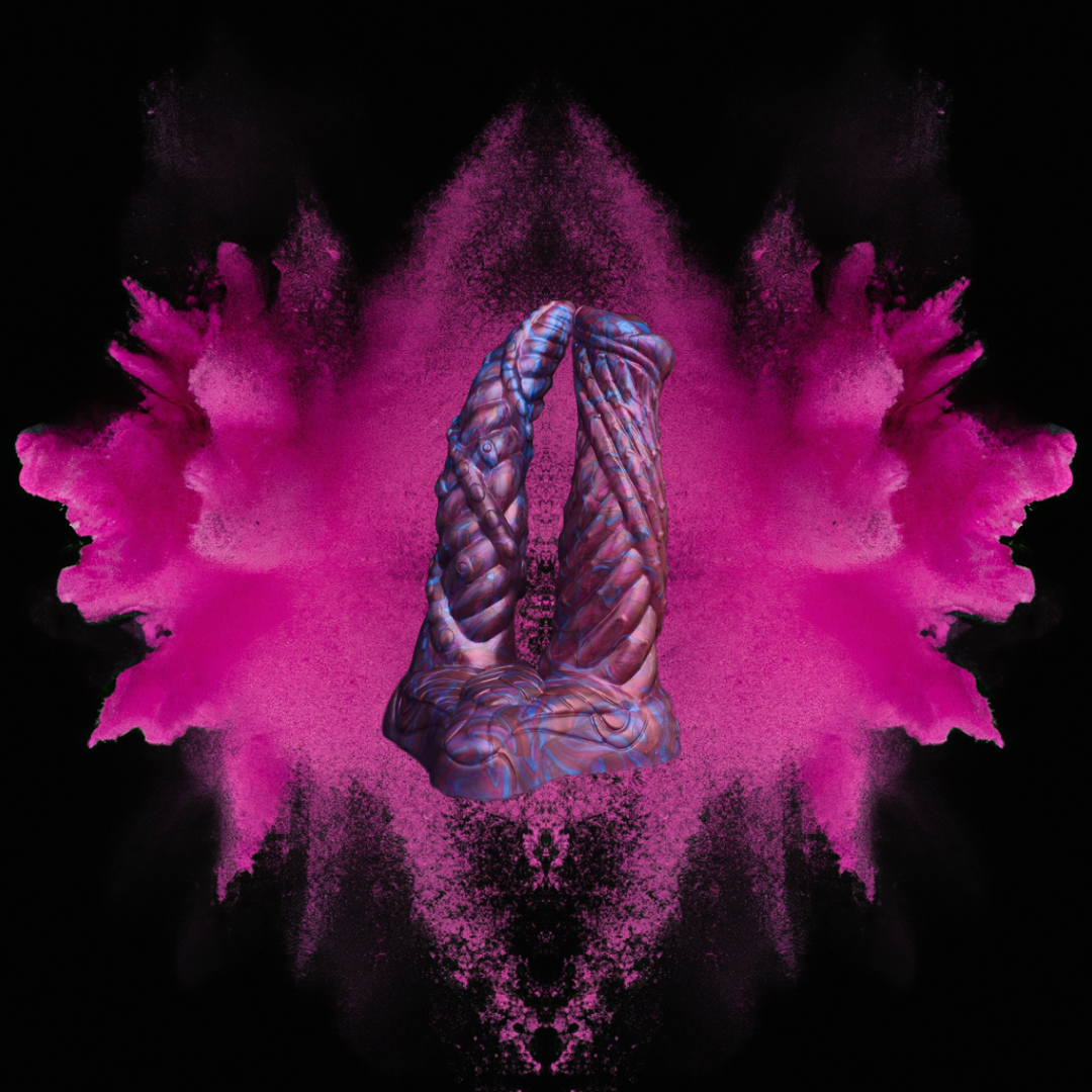 Doppio dildo mostruoso