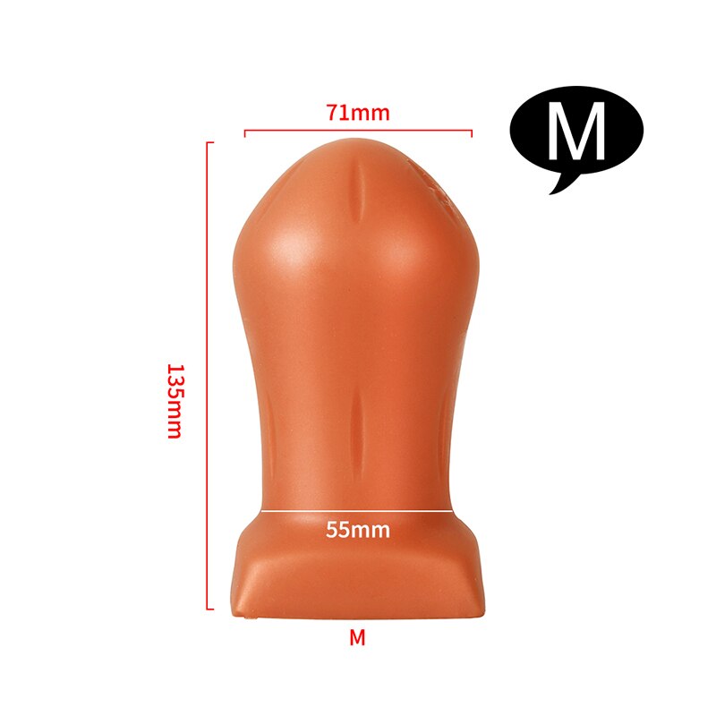 Silicone butt plug