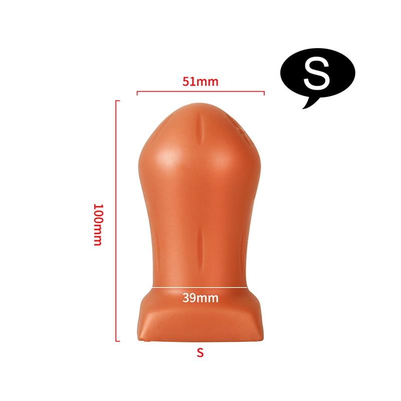 Silicone butt plug