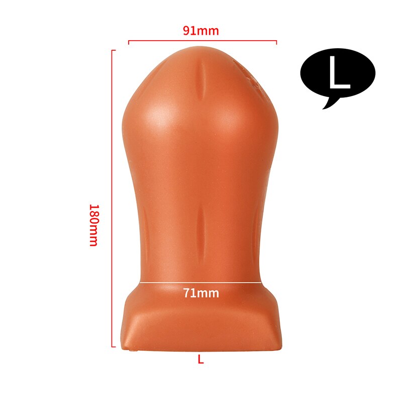 Silicone butt plug