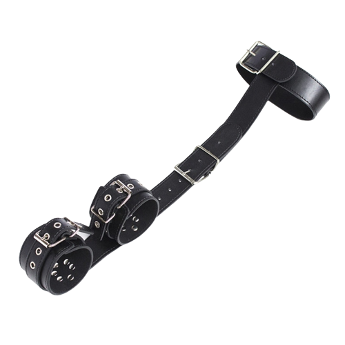 BDSM wrist and collar restraints