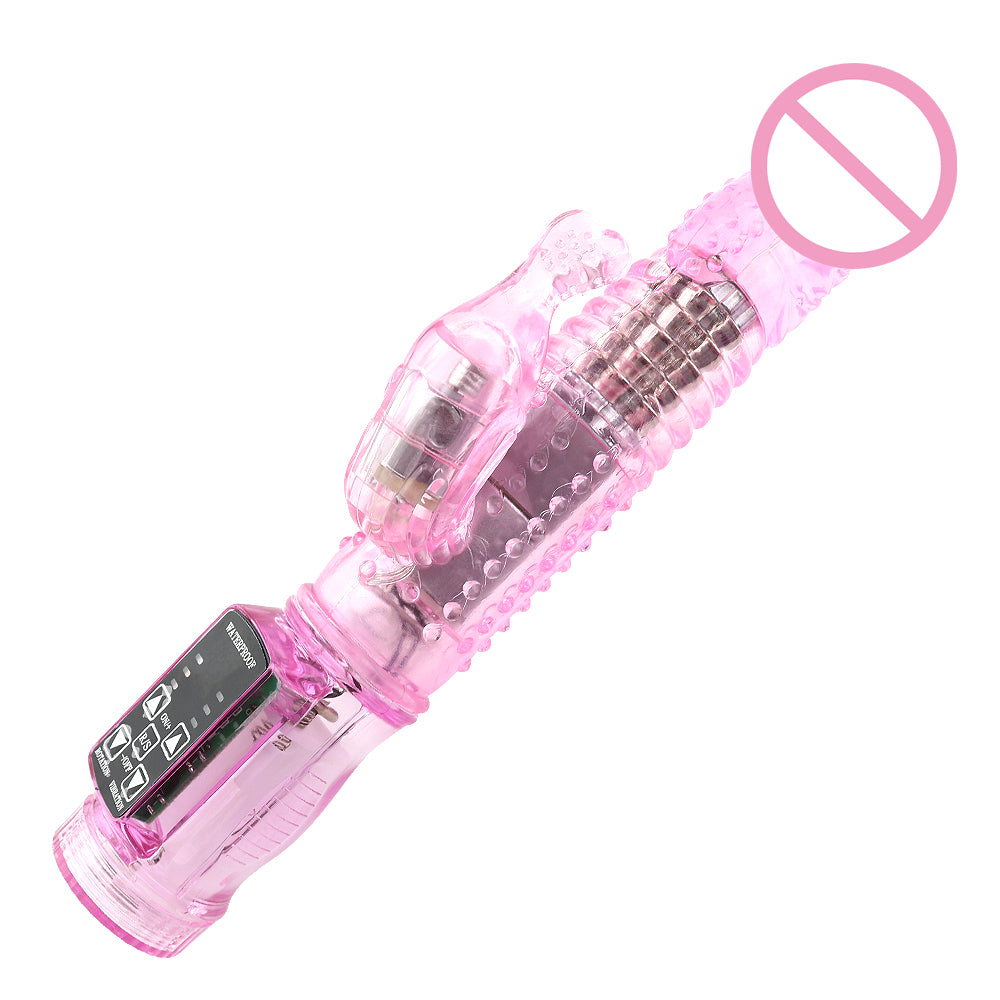 Vibromasseur Rabbit transparent