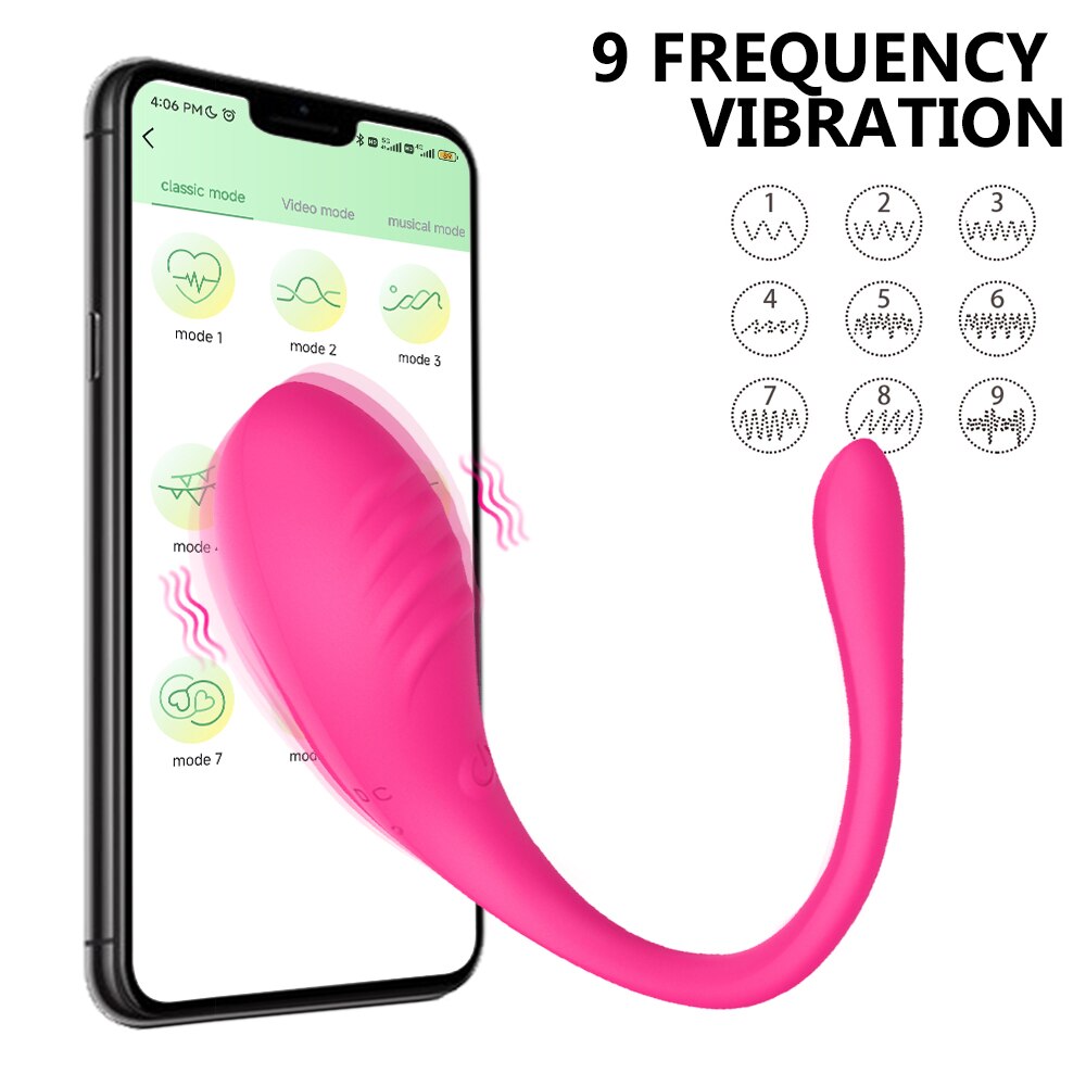 Bluetooth Connected Vibrating Egg