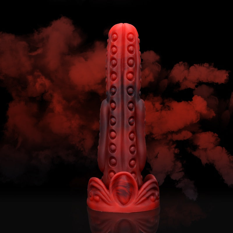 Red and Black Monster Dildo