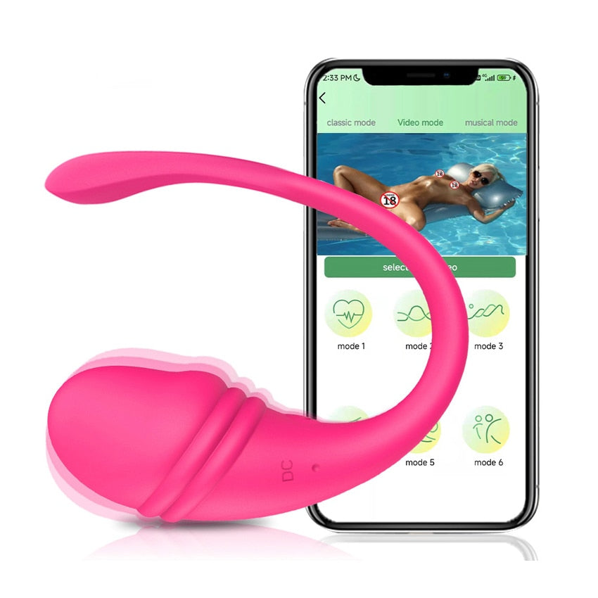 Oeuf Vibrant Connecté Bluetooth