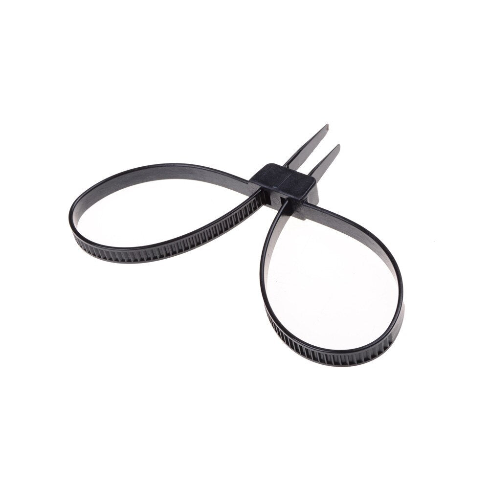 Removable double nylon handcuffs