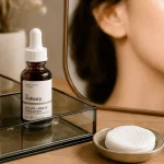 peeling the ordinary avant apres : sérum exfoliant AHA BHA, pores lissés, éclat visible