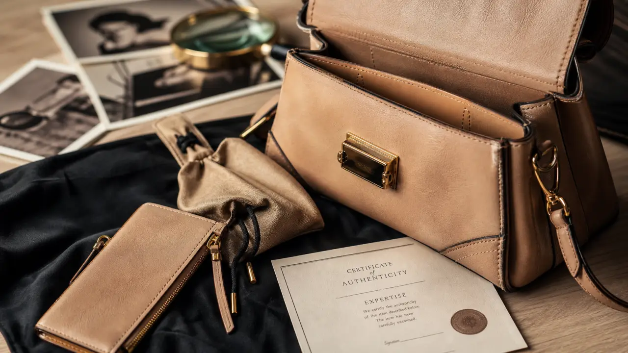 Sac de luxe occasion certifié, certificat d’expertise et contrôle anti-contrefaçon