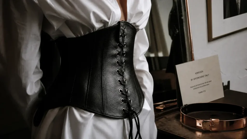 Cuir véritable, simili ou serre-taille : quel corset cuir choisir selon l’usage ?