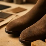 Matière daim : différence nubuck et cuir velours, entretien boots