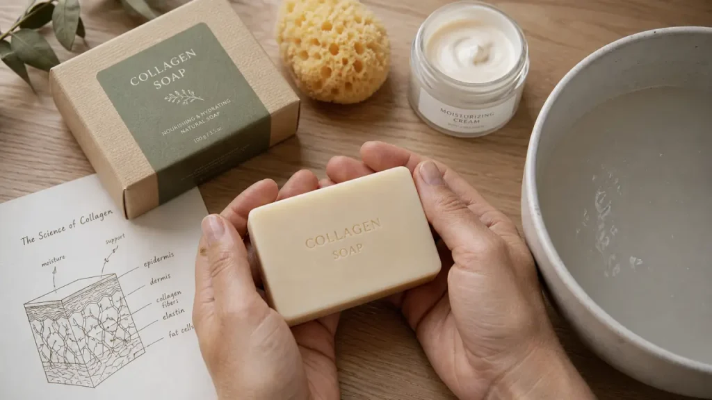 Savon au collagène : bienfaits réels pour la peau, limites et critères pour bien le choisir