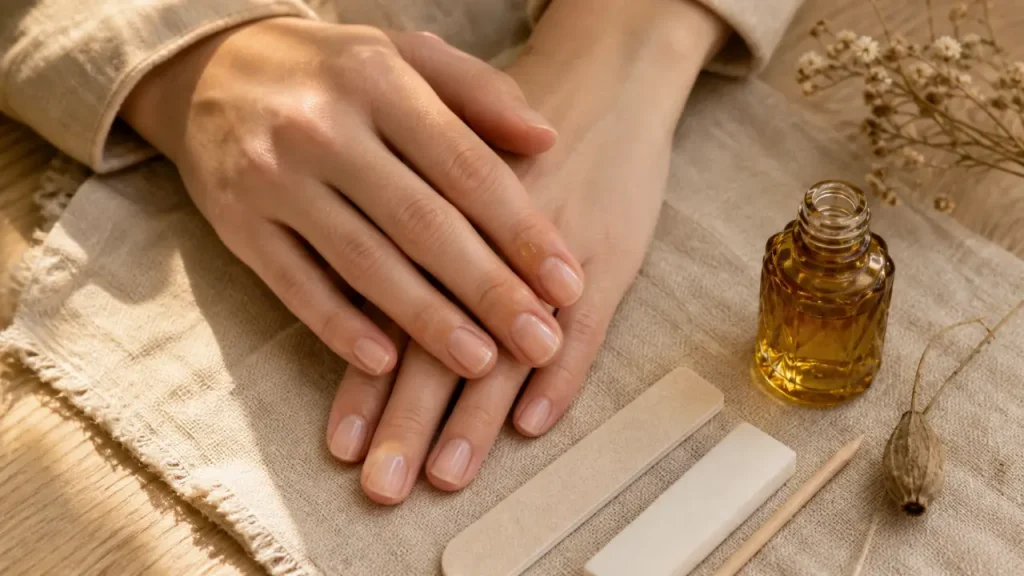 Ongles brillants sans les fragiliser : les étapes d’une manucure naturelle