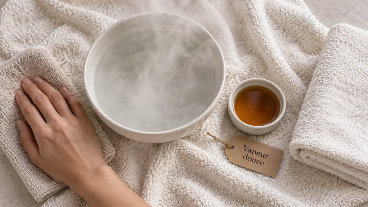 Sauna faciale : vapeur douce pour nettoyer les pores sans irriter