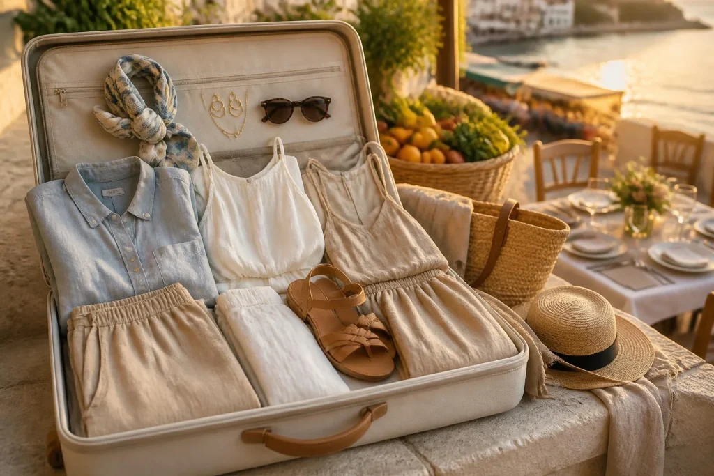 Du marché au dîner en terrasse : la valise légère qui suffit pour un chic décontracté