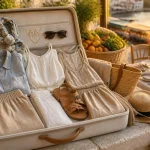 Valise légère : chic décontracté du marché au dîner