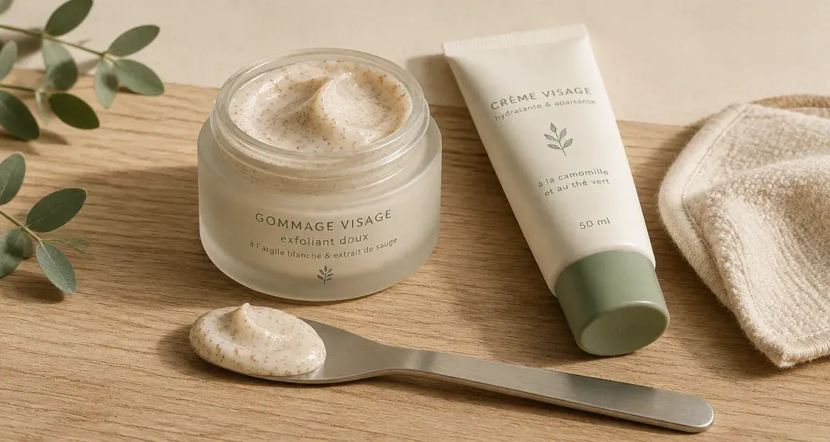 Crème exfoliante visage : crème lisse sans fragiliser la peau