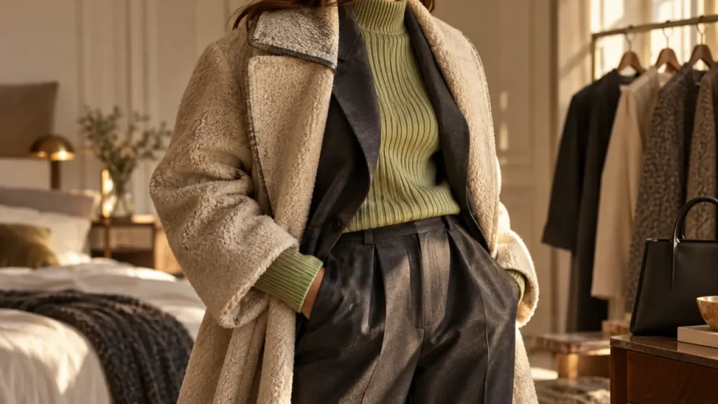Tendance mode hiver : du tailoring au boudoir, une silhouette structurée sans rigidité